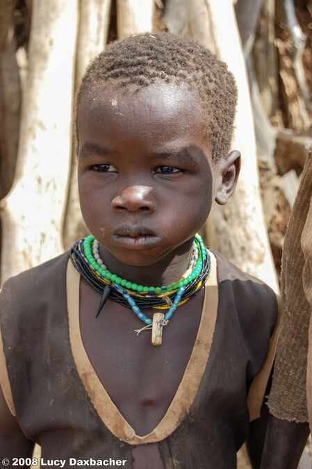 A Karimojong child during an EC Instrument for Stability-supported activity.