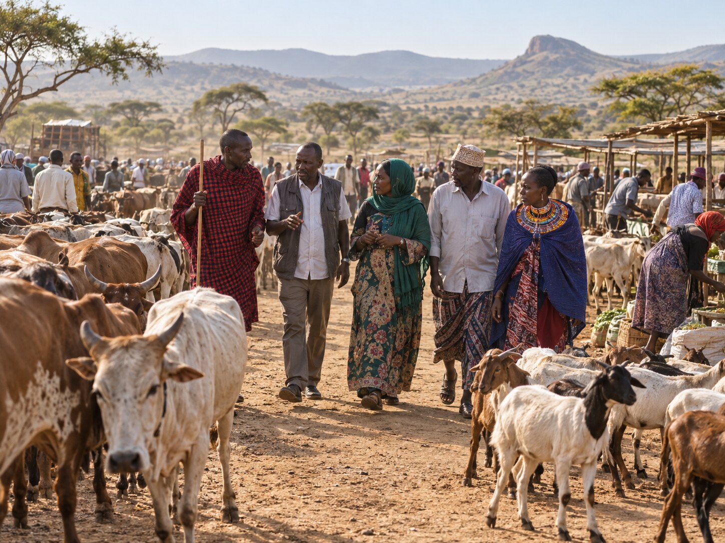 Pastoral communities and traders in an East African corridor