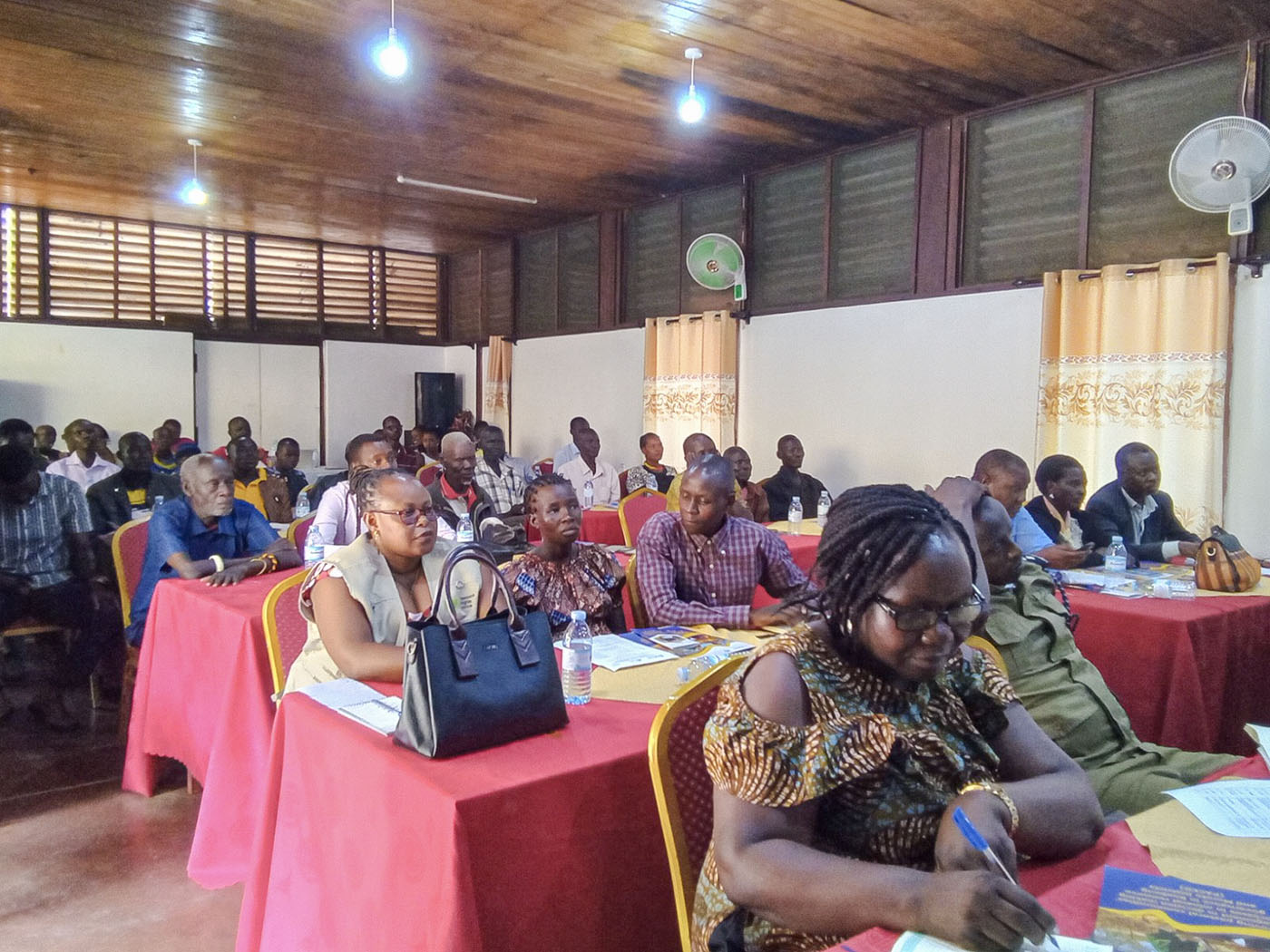 Participants seated during a PACED stakeholder workshop